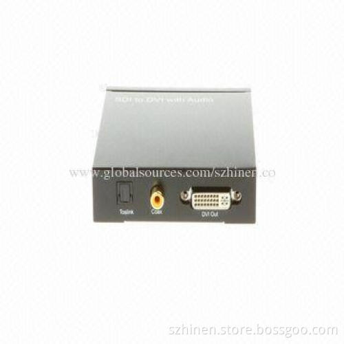 SDI to DVI Audio Converter, Supports Multiple Video Resolution
